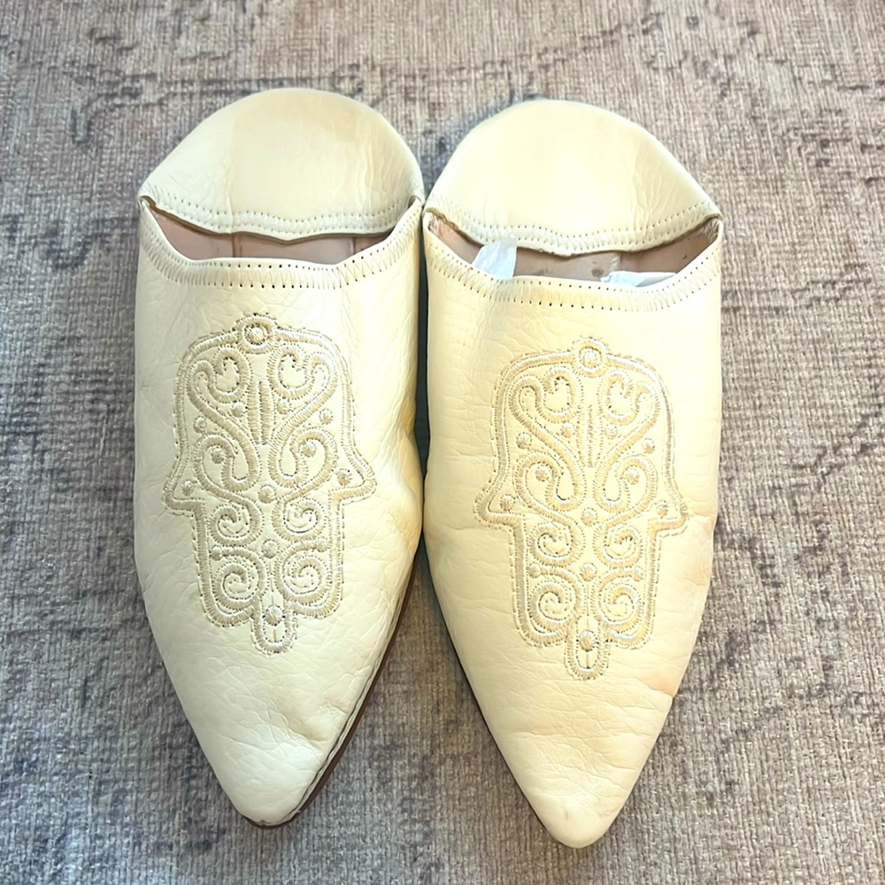 Beautiful Moroccan Handmade Leather Slippers